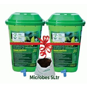 GRC 25 (PP) – 25 ltrs Home Composters (1 Set with 5 Ltr Microbes)