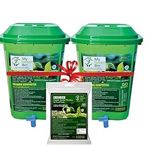 My Green Bin LIVE CLEAN GO GREEN Creating wealth from waste 50 LTR PP Home Compost